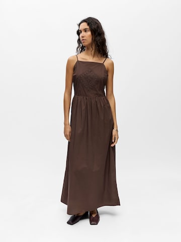 OBJECT - Vestido en marrón: frente