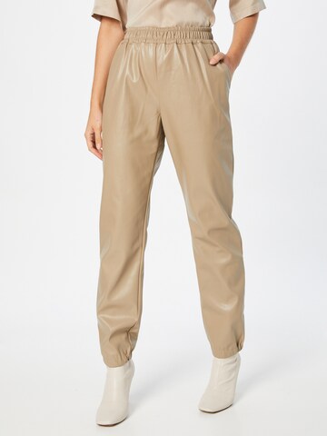 Designers Remix Tapered Hose 'Marie' in Beige: predná strana