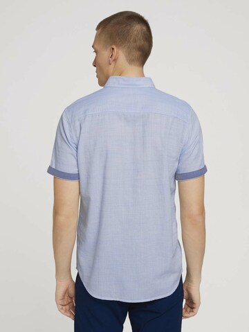 TOM TAILOR Regular Fit Hemd in Blau