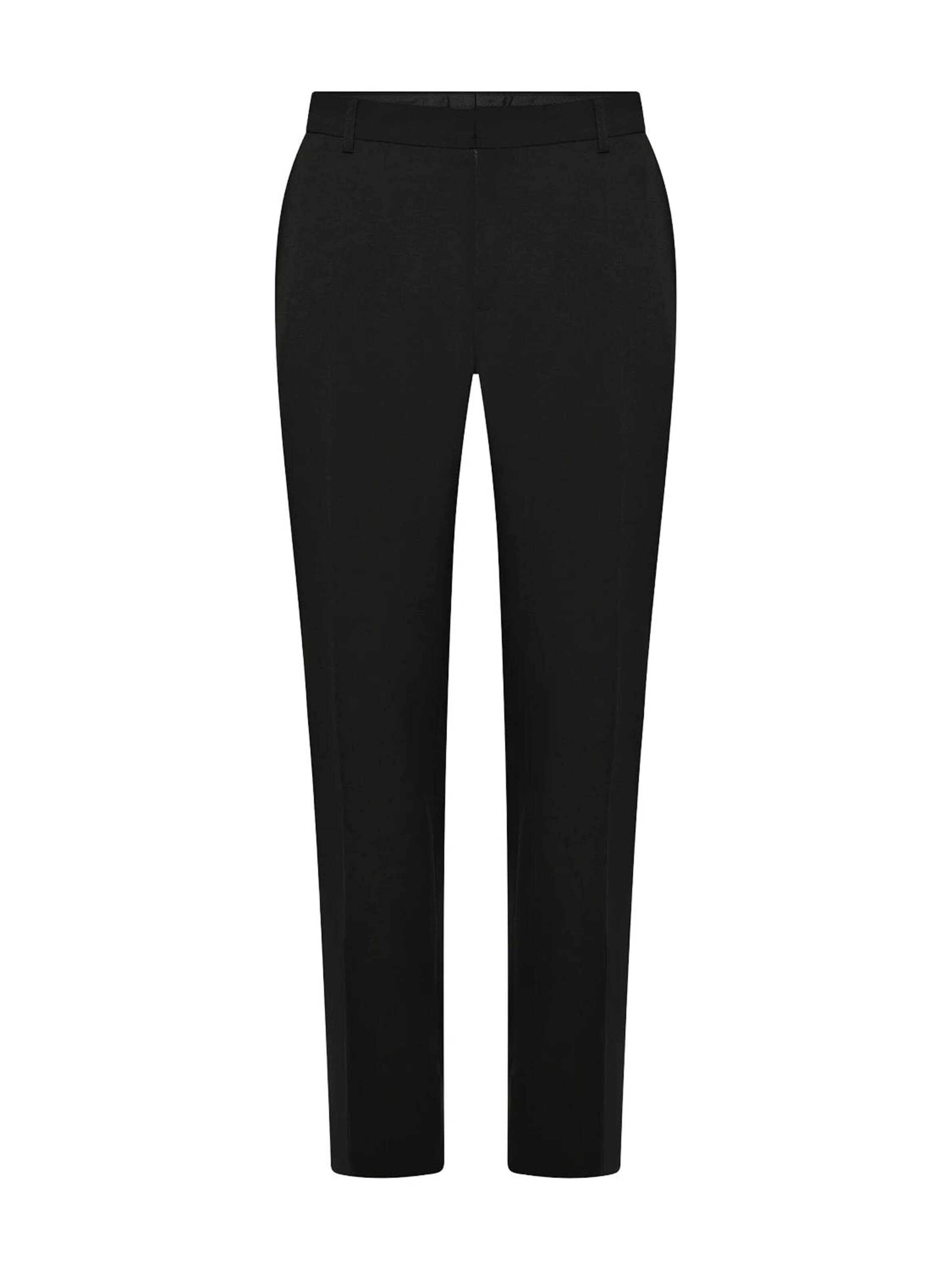 Hirschthal Regular Bügelfaltenhose‌‌‌ in Schwarz: Vorderseite