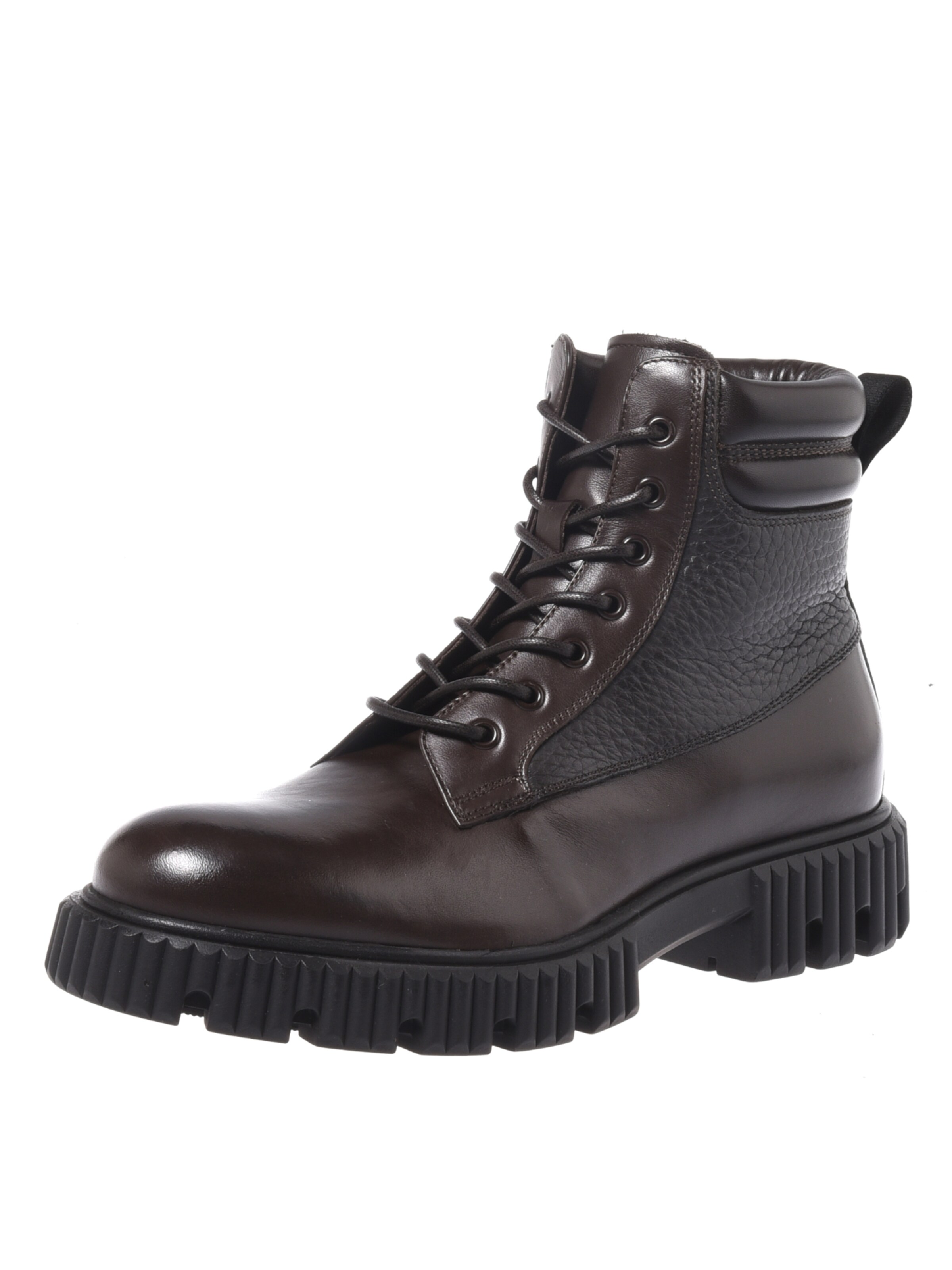 BALDININI Lace-up bootie in Brown: front