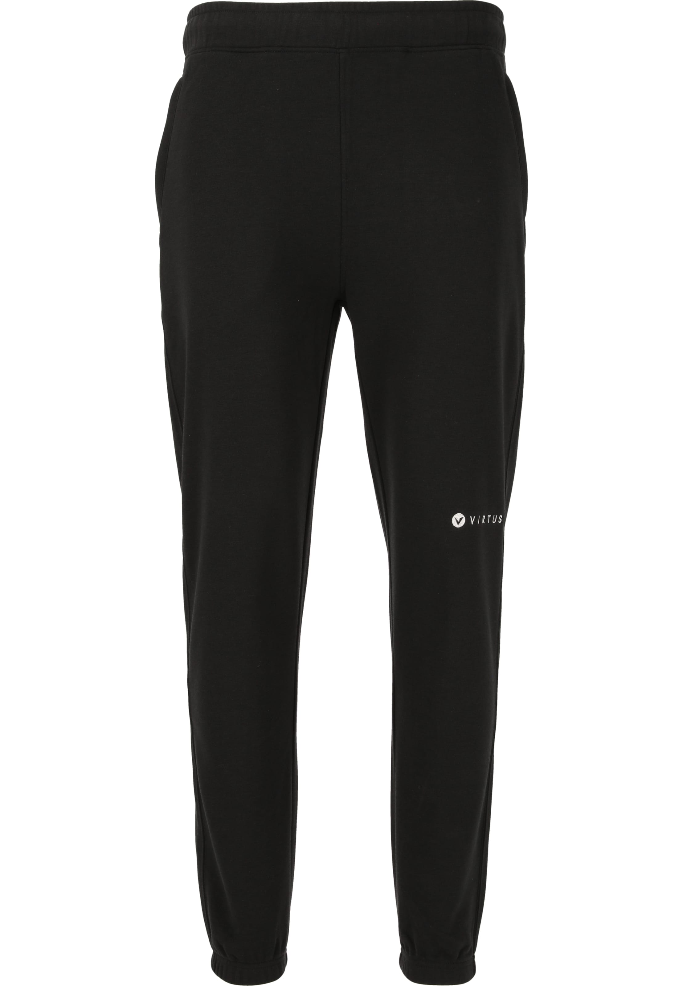 Virtus Regular Sportbroek 'Kayden' in Zwart: voorkant