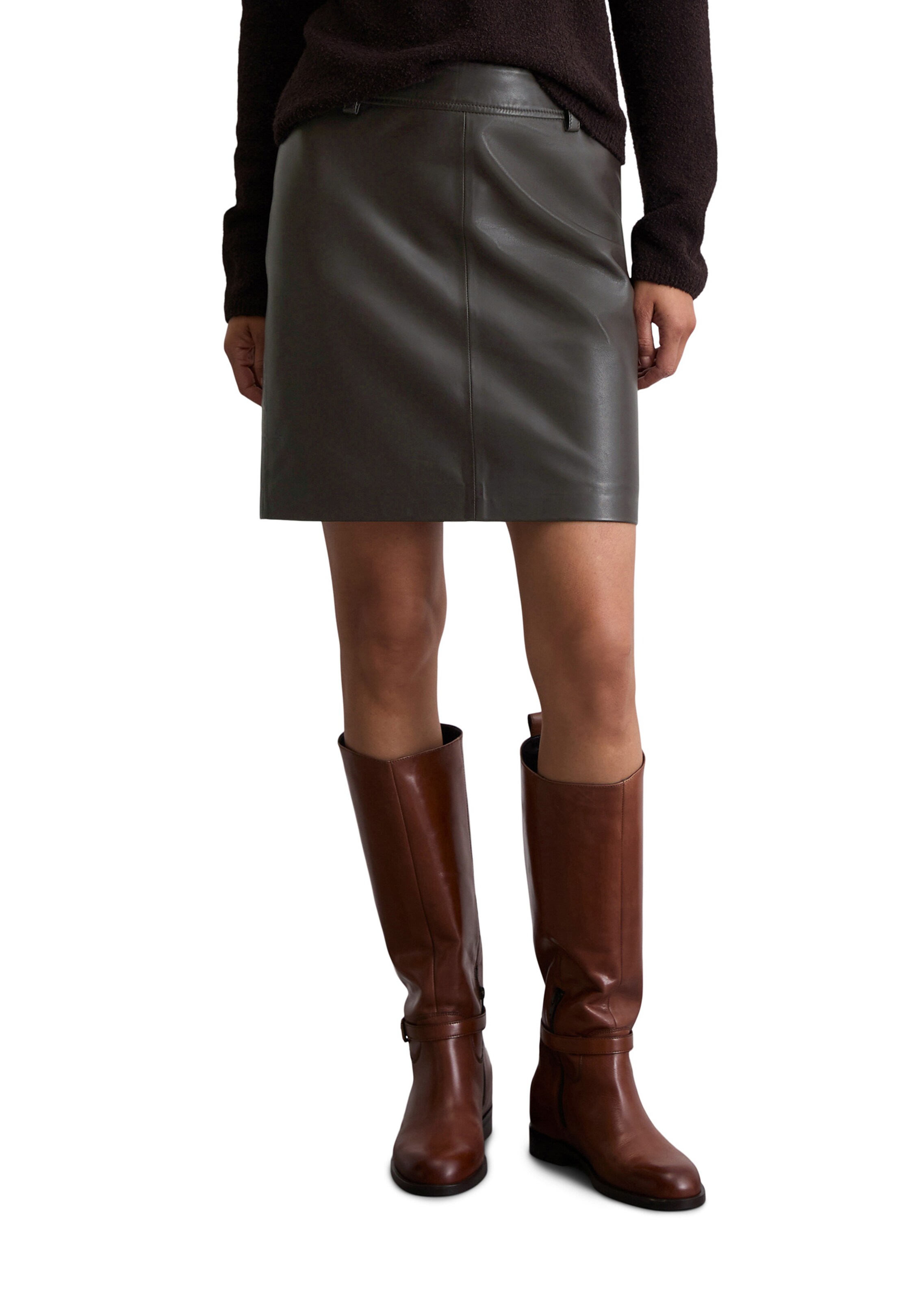 Jupe Marc O'Polo en noir : devant