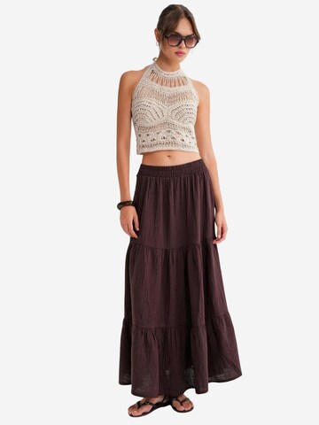 MixRay Skirt in Brown