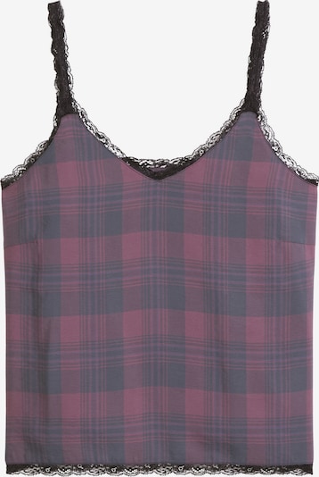 Marc O'Polo DENIM Top in XXS in rauchblau / violettblau / himbeer / schwarz, Produktansicht