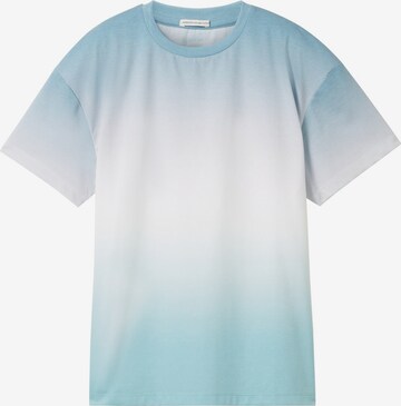 T-Shirt TOM TAILOR en bleu : devant