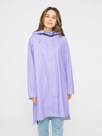 Manteau fonctionnel 'RAIN71' ILSE JACOBSEN en violet : devant