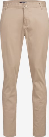 Indumentum Chino Pants in Beige: front