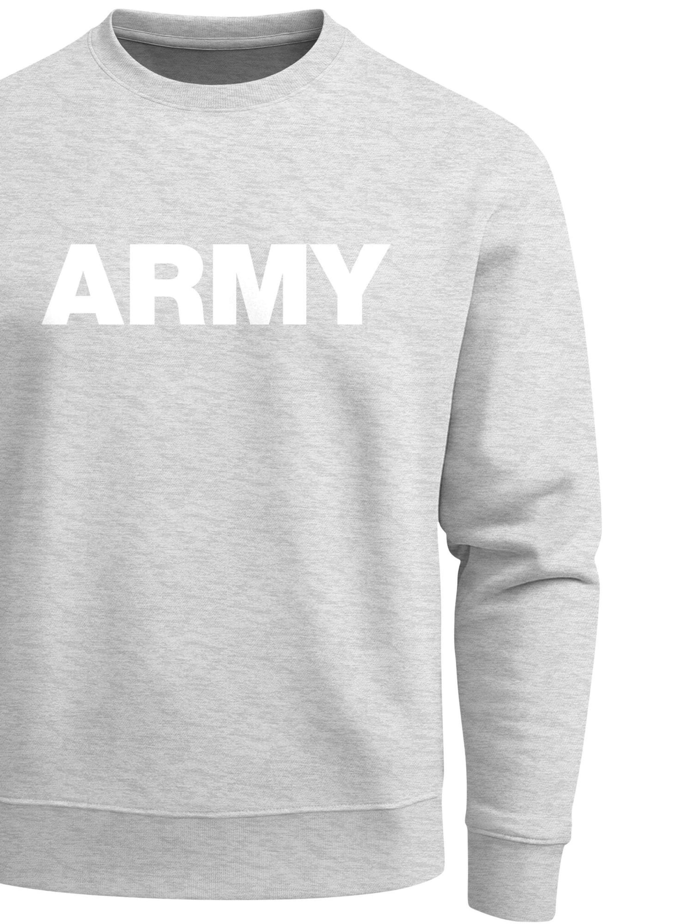 Neverless Sweatshirt 'Army' in Grey