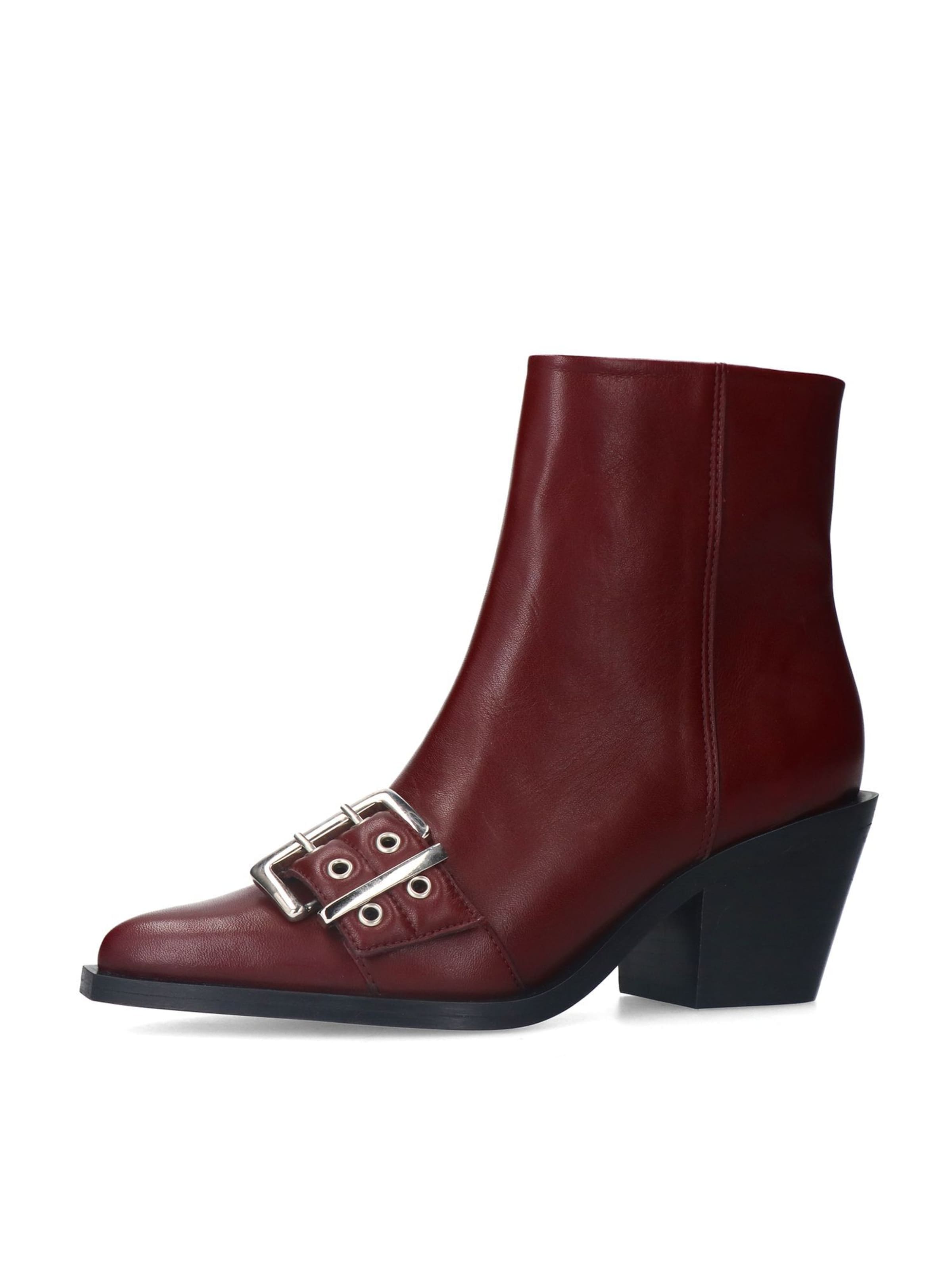 SACHA Boots in Red: front