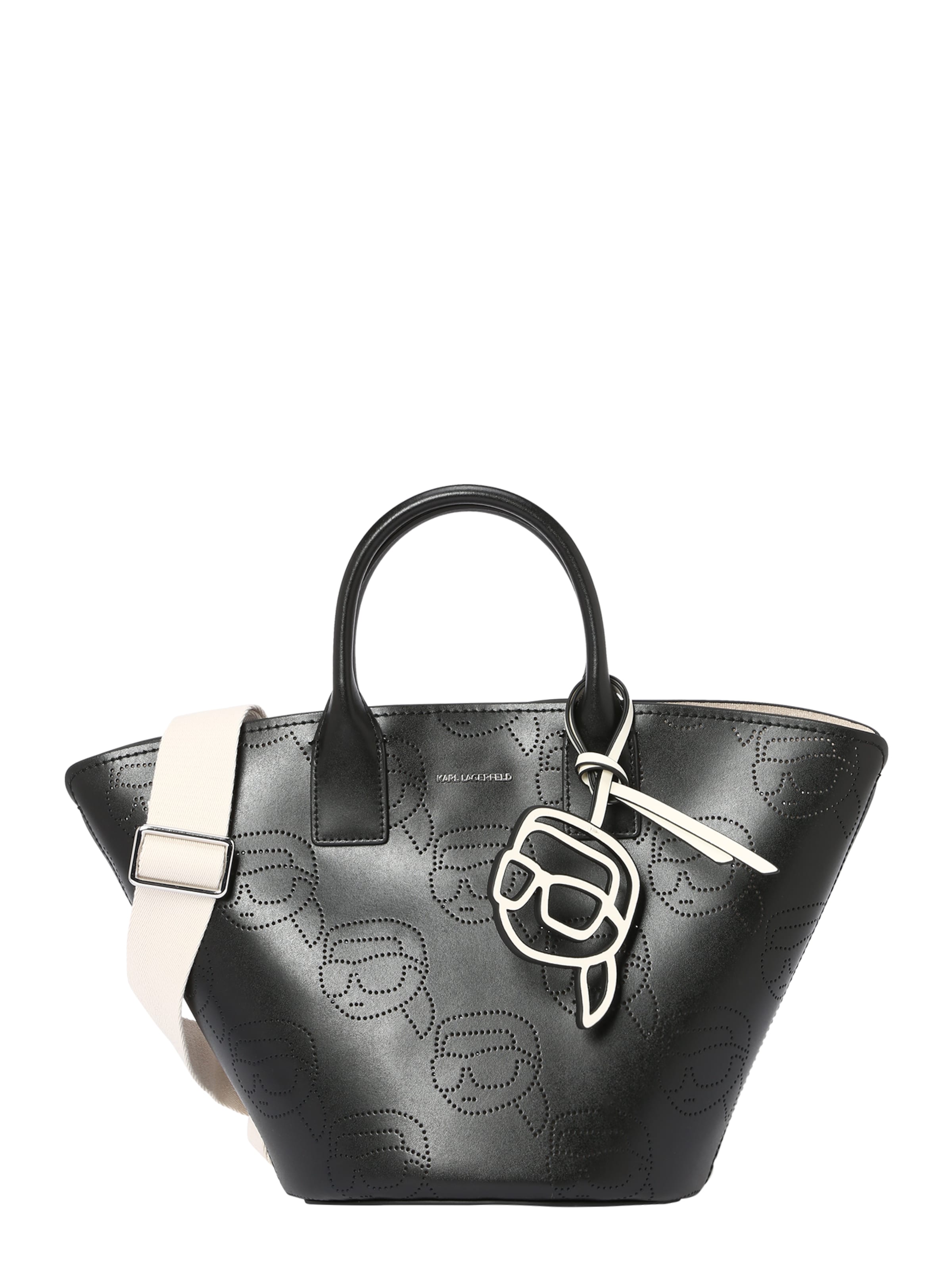 Karl Lagerfeld Handbag 'IKONIK 2.0' in Black: front