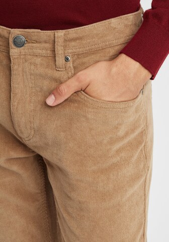 BLEND Slim fit Trousers 'Manito' in Brown