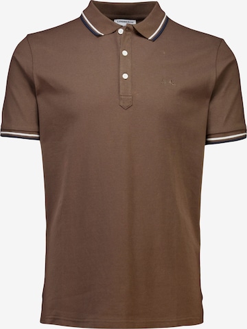 Lindbergh Poloshirt in Braun: Vorderseite