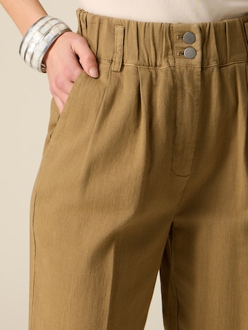 oltre - Loosefit Pantalón en marrón