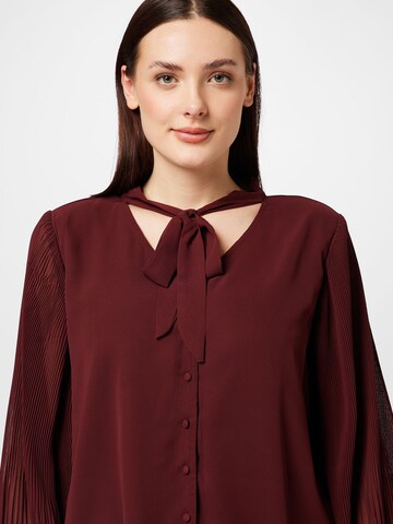 Camicia da donna 'Luzia' di ABOUT YOU Curvy in rosso