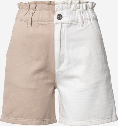 DeFacto Shorts 'BAGGY' in camel / offwhite, Produktansicht