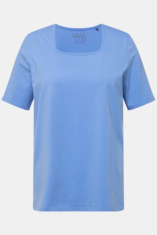 Ulla Popken Shirt in Blauw: voorkant