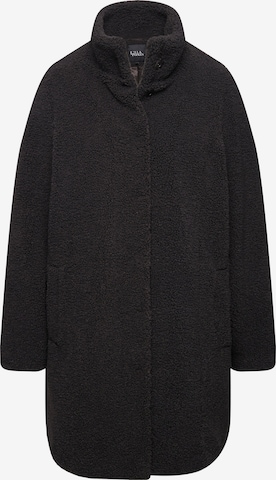 Ulla Popken Wintermantel in Grijs: voorkant