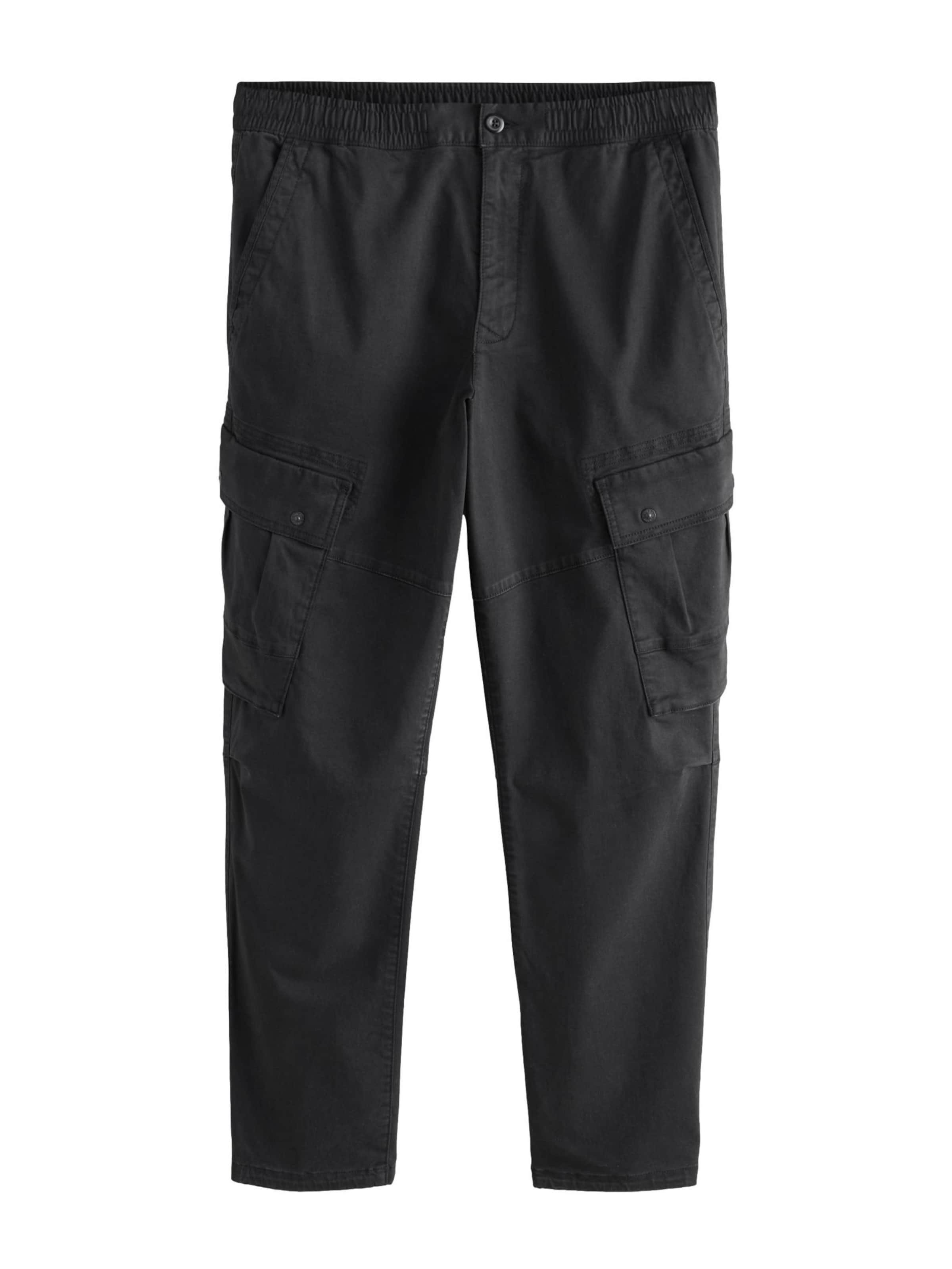 Next Regular Cargo trousers in Black: front