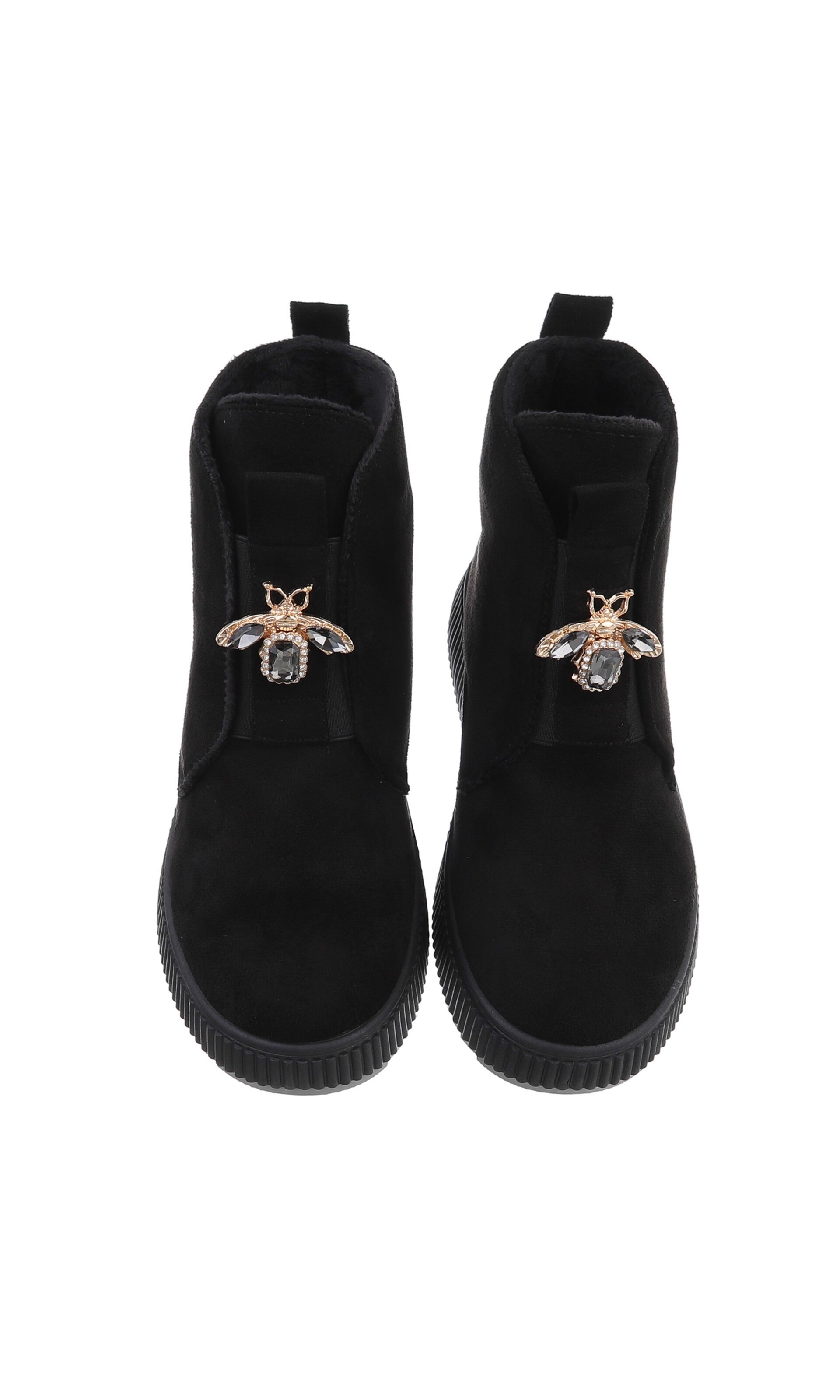 Ital-Design Stiefelette in Schwarz