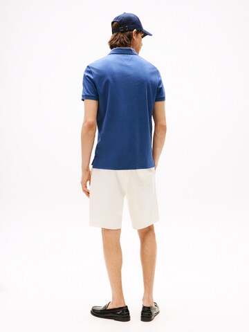 TOMMY HILFIGER Póló 'LUXURY INTERLOCK' - kék: hátul