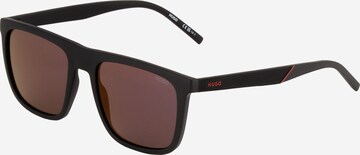 Lunettes de soleil HUGO en noir : devant