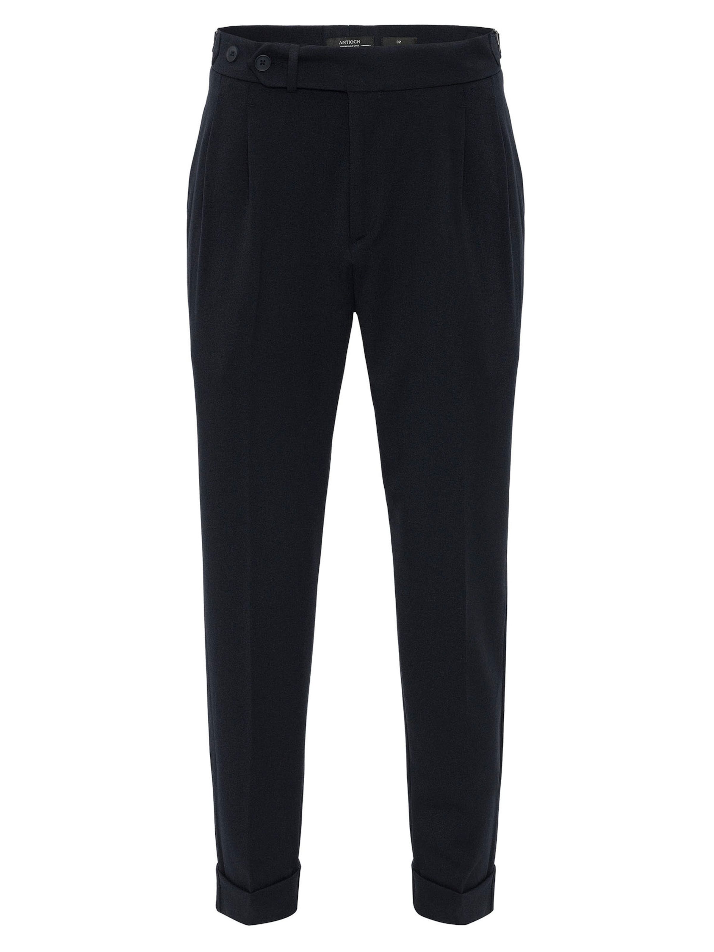 Regular Pantalon à pince Antioch en bleu : devant