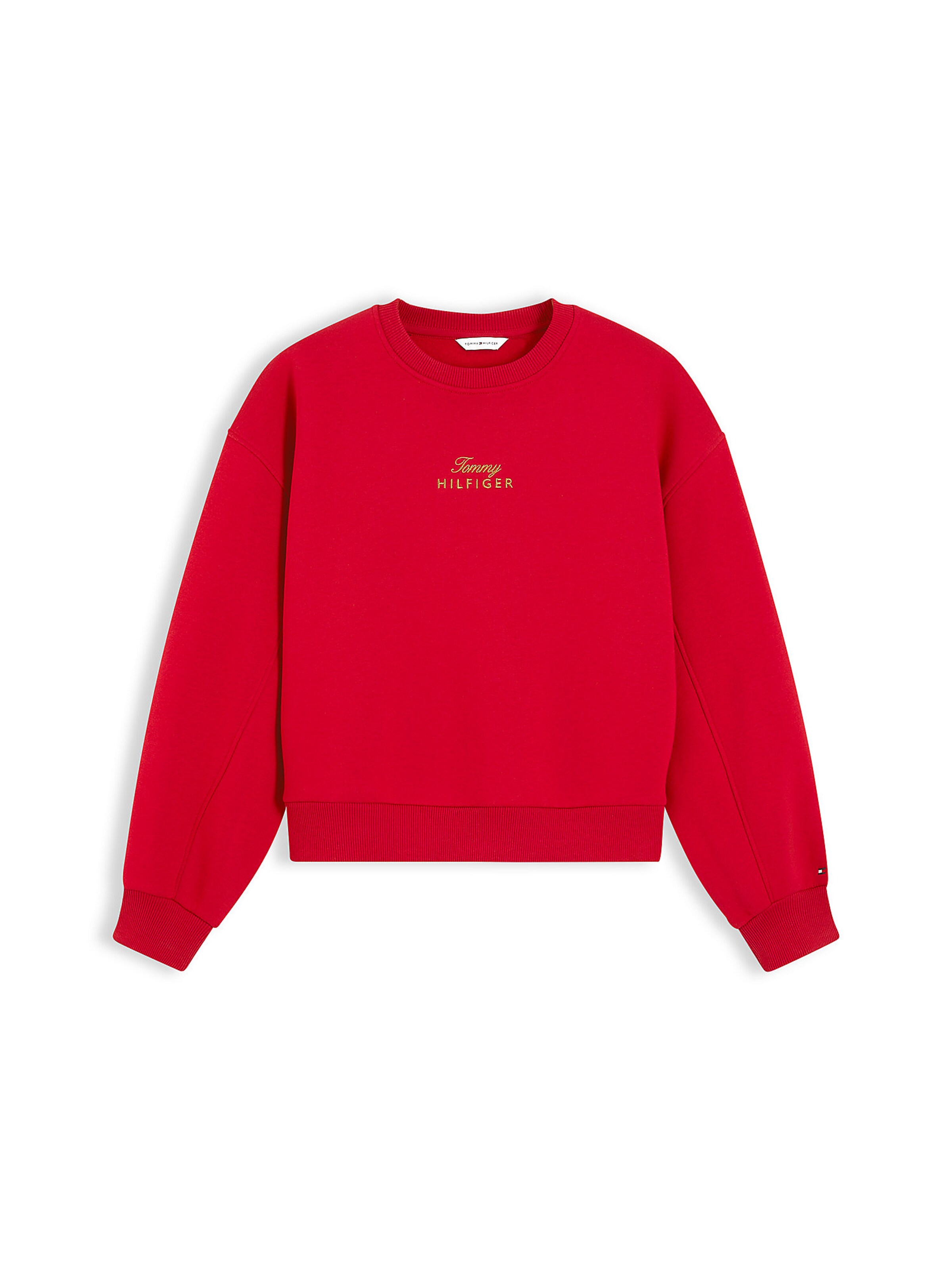 TOMMY HILFIGER Sweatshirt in Rood: voorkant