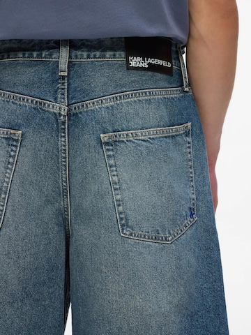 KARL LAGERFELD JEANS Bő szár Farmer - kék