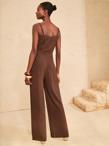 love & roses Jumpsuit in Brown