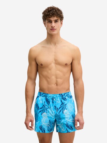 Shorts de bain ' Woven ' Marc O'Polo en bleu : devant