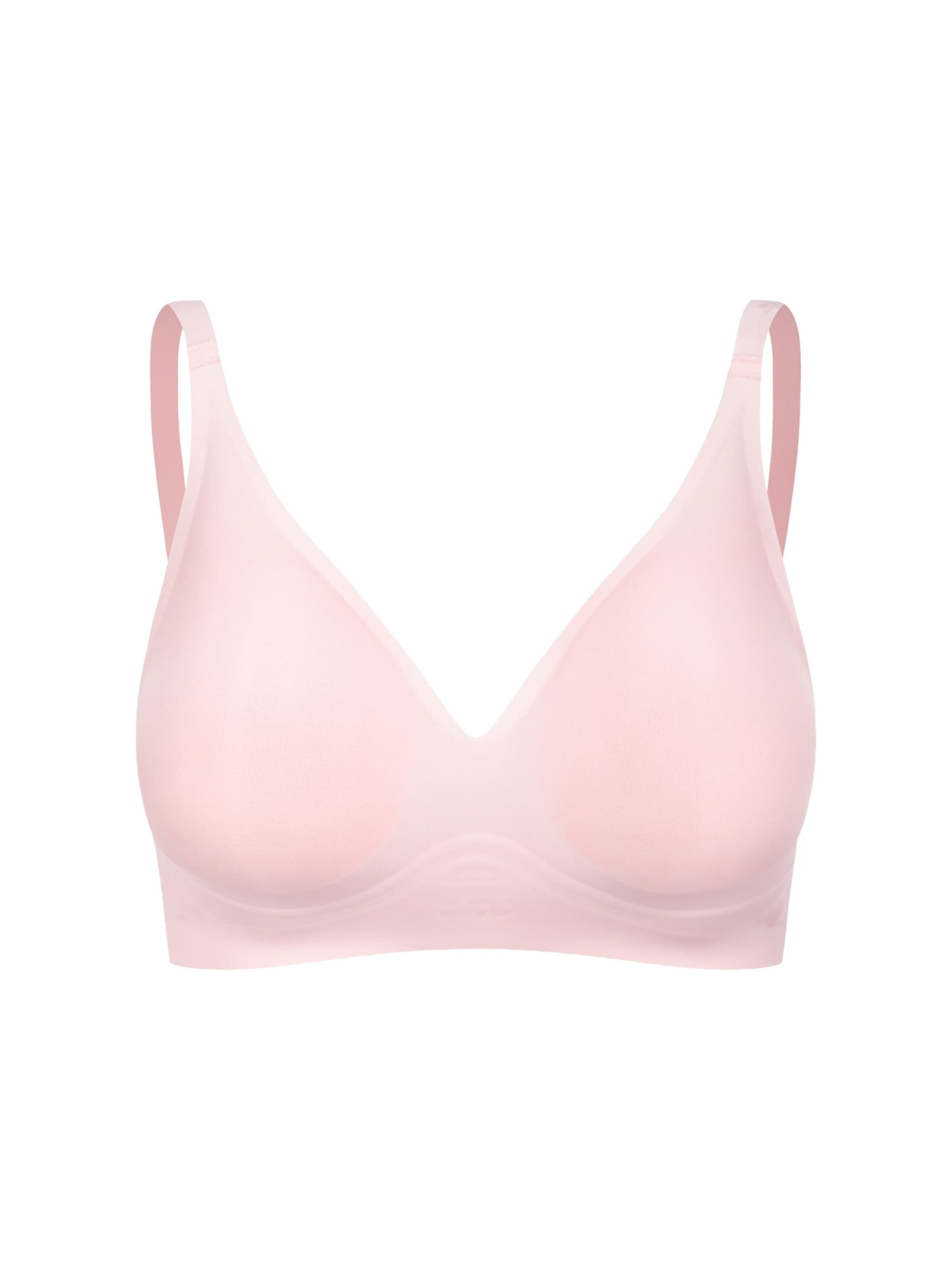cfabPush-up Grudnjak 'Air Sense Light Push Up Bralette' - roza boja: prednji dio