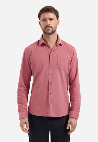 No Excess Regular fit Button Up Shirt in Pink: front
