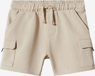 MANGO KIDS Regular Pants 'WALK' in Beige: front