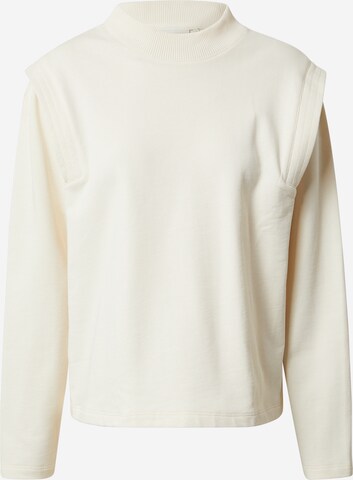 Another Label T-shirt 'Kasuga' i beige: framsida