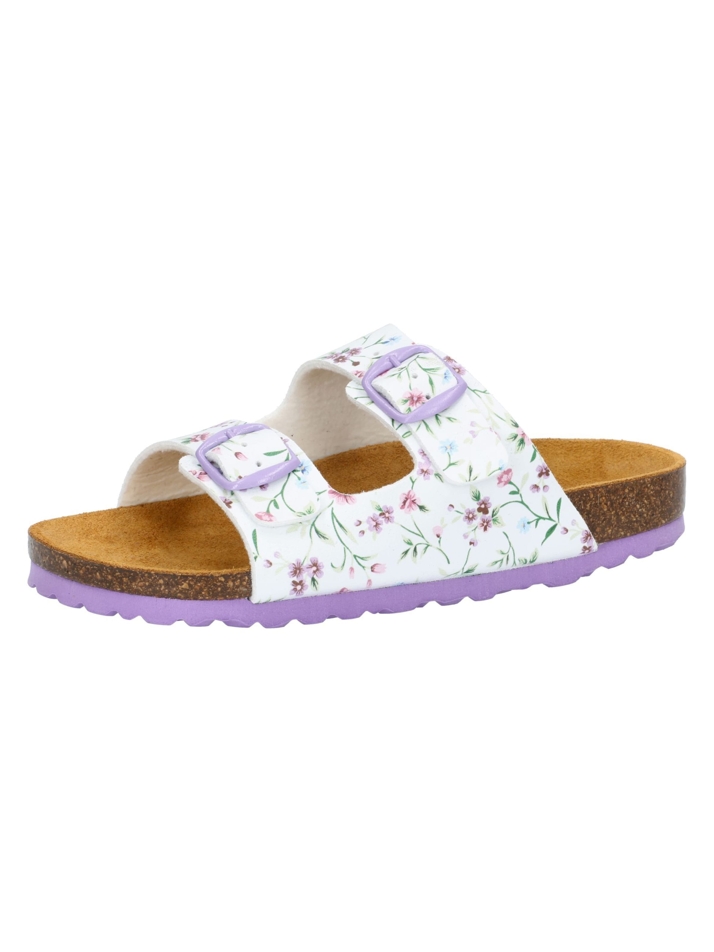 LICO Pantolette 'Bioline Rocky' in Weiß: Vorderseite