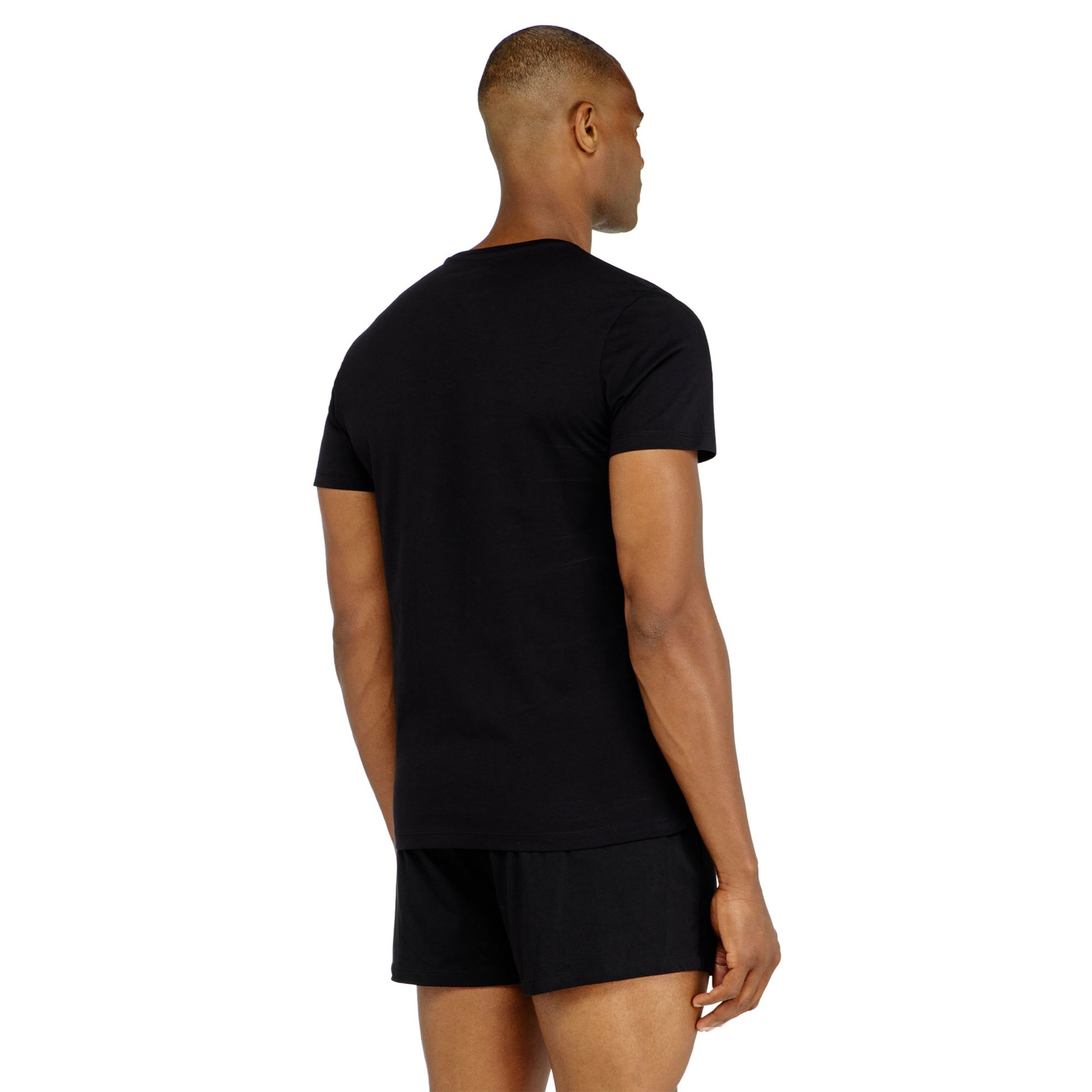 DIESEL - Camiseta térmica en negro