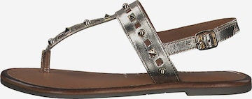 TAMARIS T-bar sandals in Gold