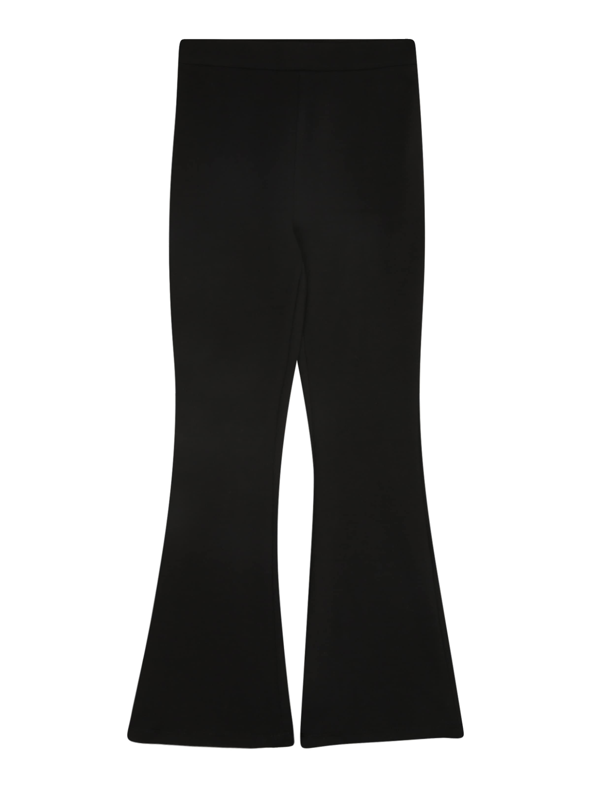 Lindex Flared Pants in Black: front