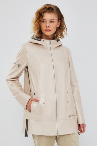 Derimod Tussenjas in Beige: voorkant