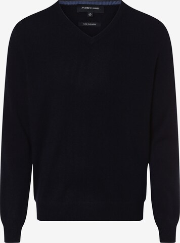 Pull-over Andrew James en bleu : devant