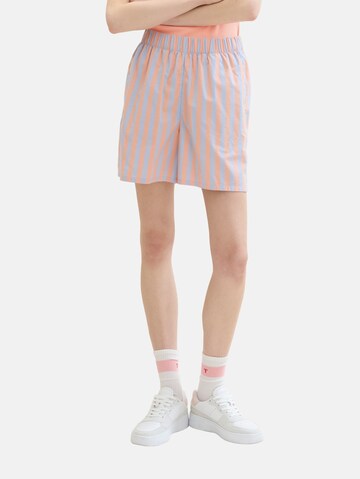 TOM TAILOR DENIM Regular Pants in Pink: front