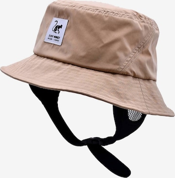 Surf Monkey Sporthut in Beige: Vorderseite