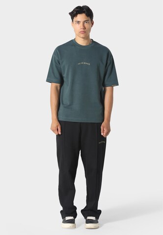 Pas De Monaco Loose fit Trousers 'Broderie' in Black