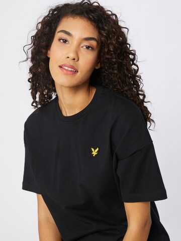 Lyle & Scott Oversized shirt in Black