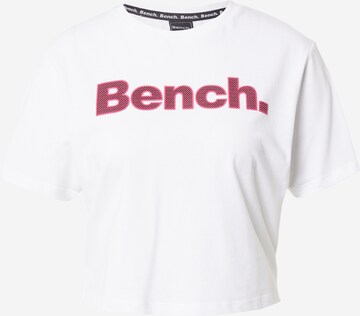 BENCH Shirt 'Kay' in Wit: voorkant