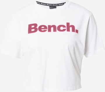 BENCH Тениска 'Kay' в бяло: отпред