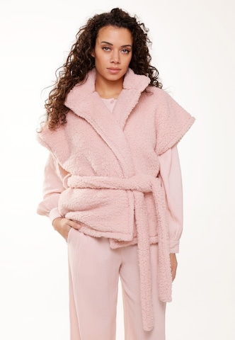 Gilet di LingaDore in rosa: frontale