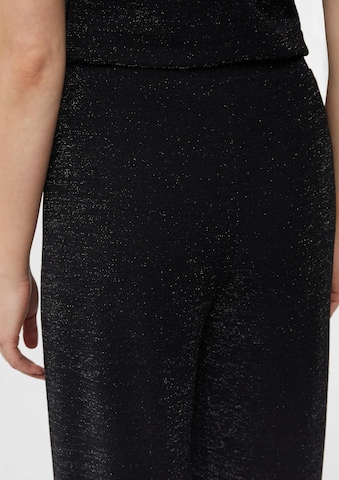 Regular Pantalon COMMA en noir