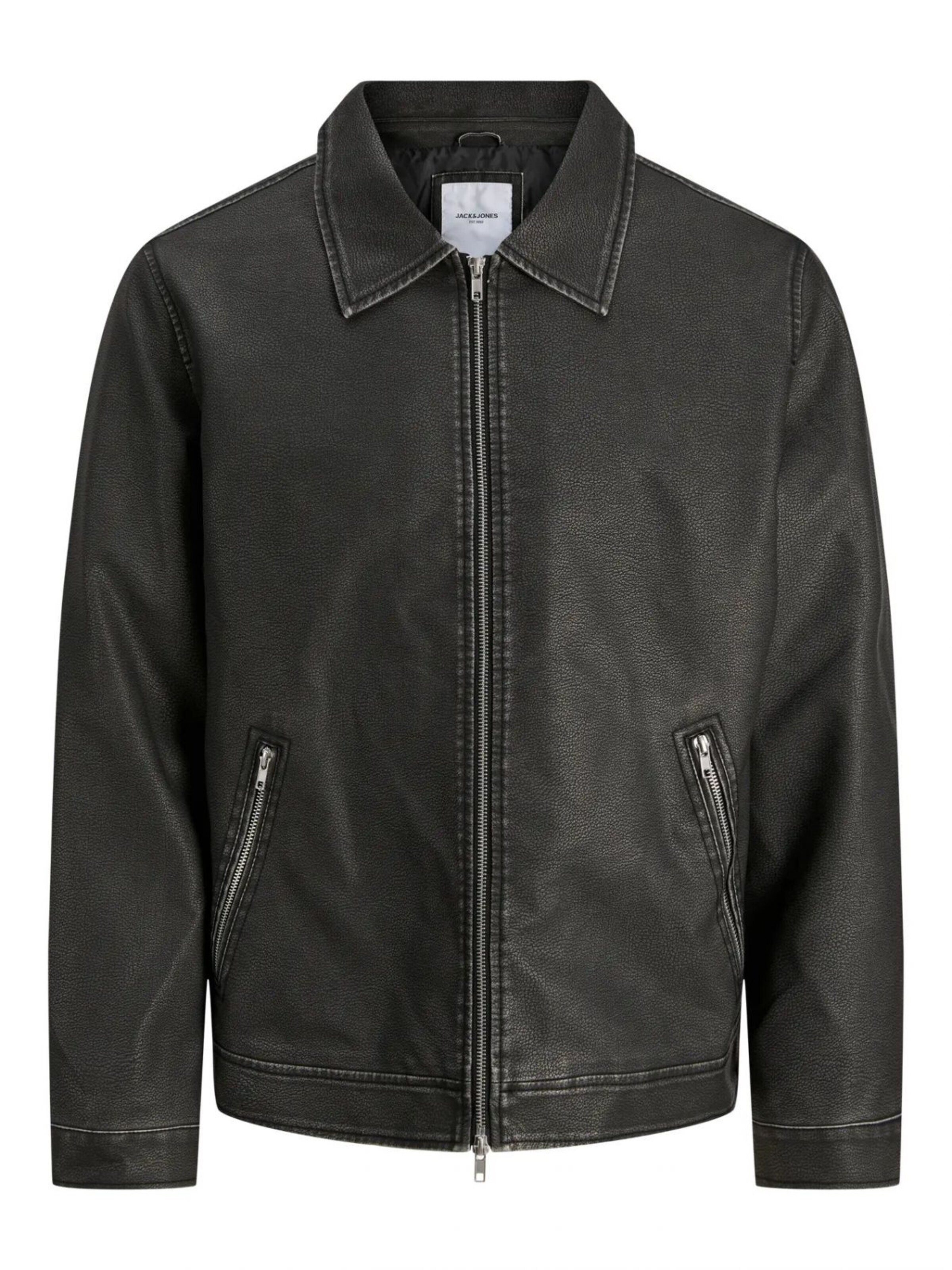 Jacks & Jones Between-season jacket in Black: front